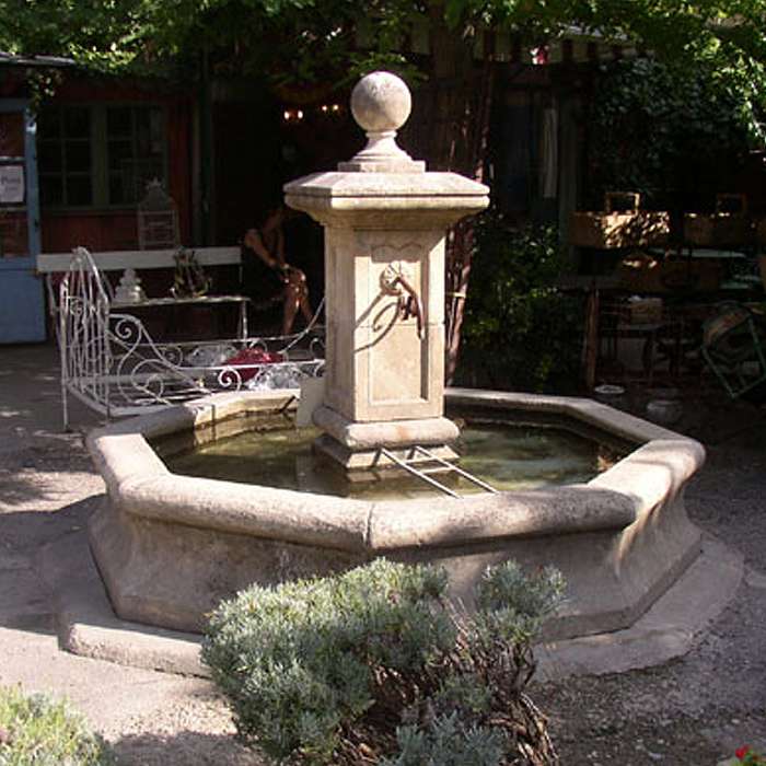 antique fountain provence village fountain lorent