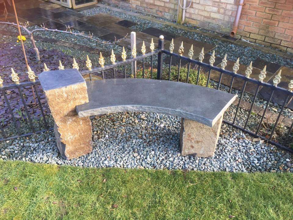 garden decor granite bench maldina