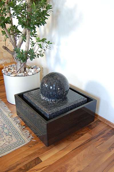 kugelbrunnen_duo_dynamic_neroassoluto05 Ball fountain floating ball
