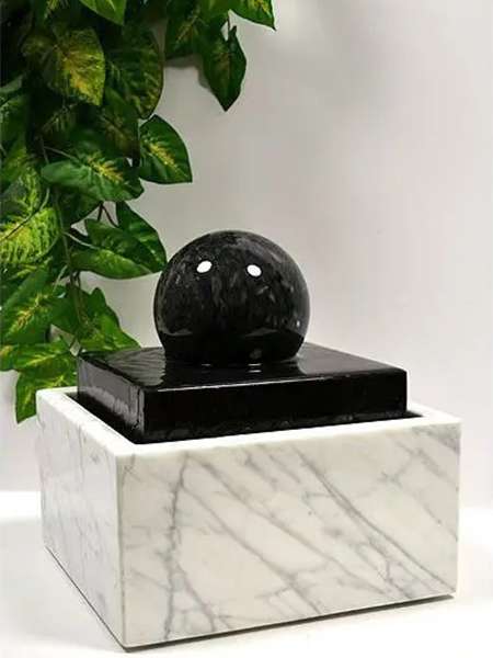 Spherical fountain granite